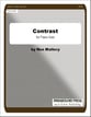 Contrast piano sheet music cover